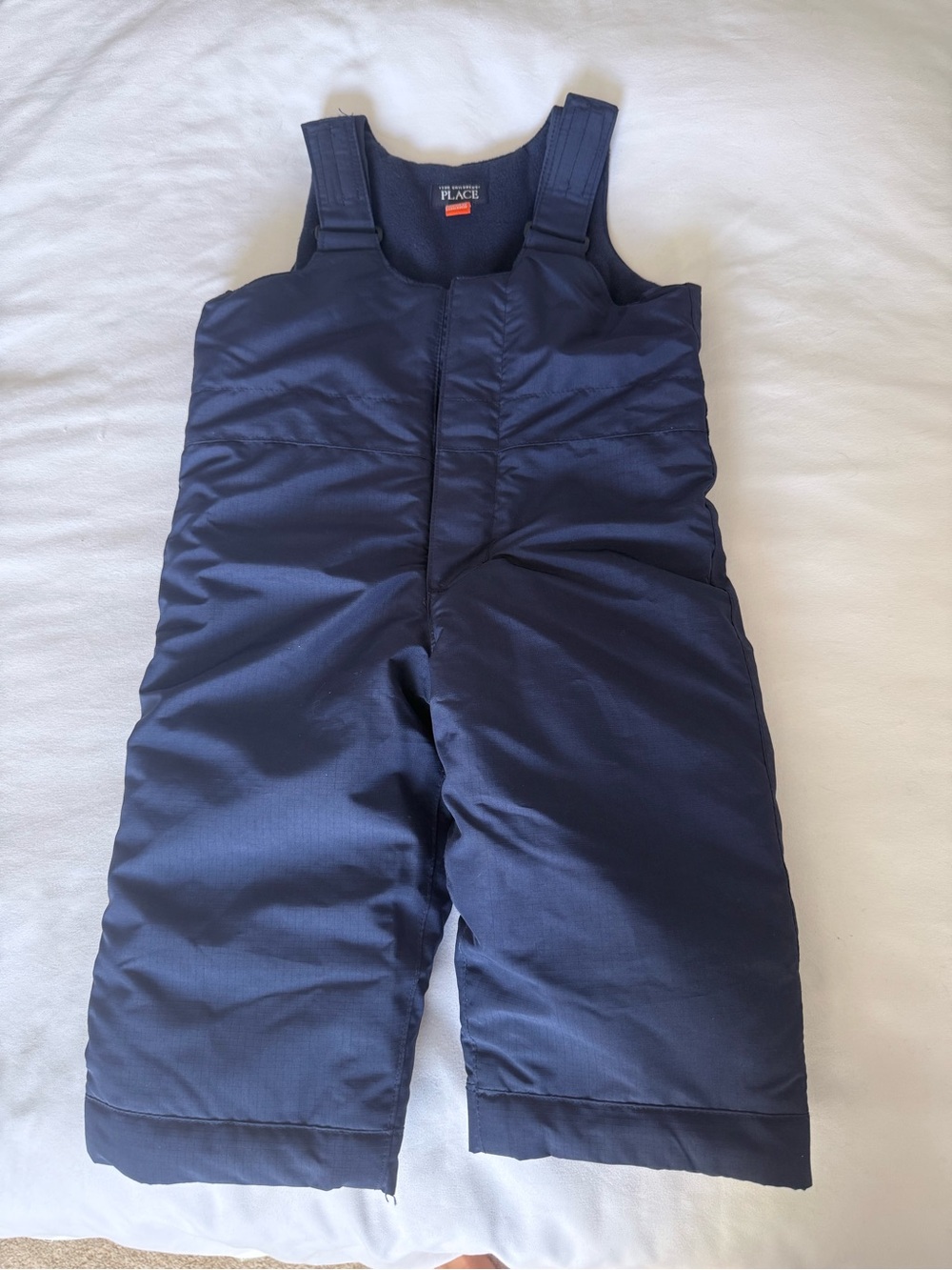 The Children's Place Navy Insulated Snow Overalls for Kids 18-24mos